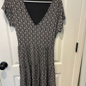 Lucky Brand Floral Black and White Dress size medium 0010